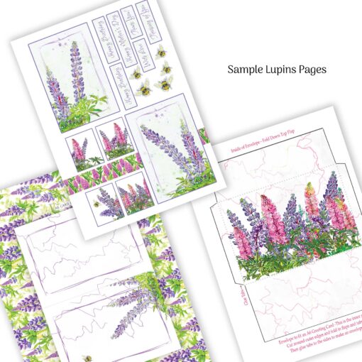 Card Making Book Summer Flowers Quality Paper Craft Book