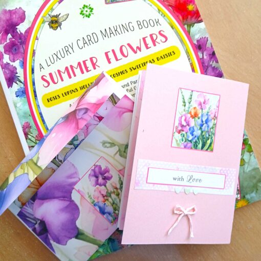 Card Making Book Summer Flowers Quality Paper Craft Book - Image 7