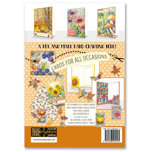 Card Making Book Autumn Flowers Quality Paper Craft Book