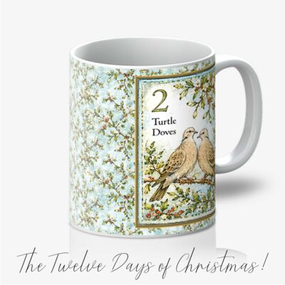 Second Day of Christmas 11oz Mug Two Turtle Doves